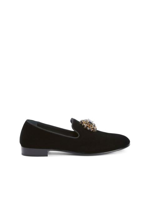 Giuseppe Zanotti Remye rhinestone-embellished loafers