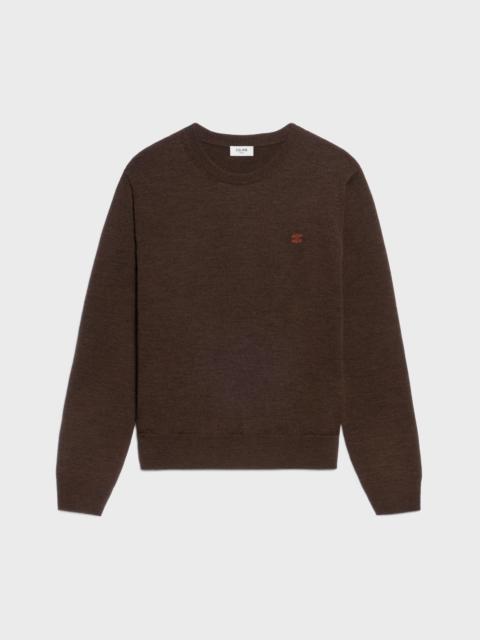 CELINE crewneck sweater IN fine wool
