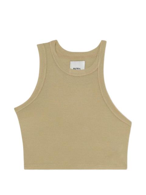 HALFBOY®️ ribbed-knit crop top
