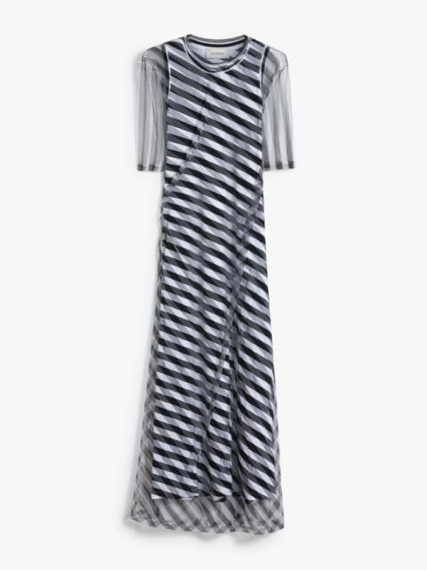 Sportmax Double op-art dress