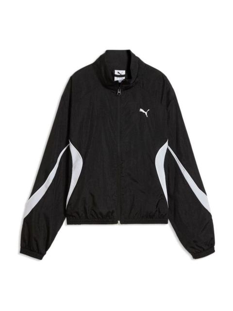 PUMA (WMNS) PUMA Sport Relaxed Woven Jacket 'PUMA Black' 694049-01