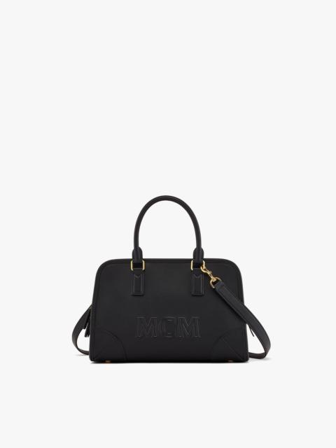 MCM Aren Boston Bag in Spanish Leather