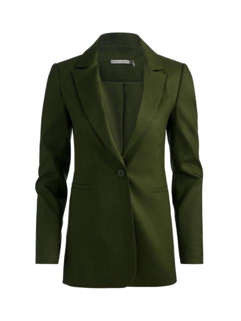 Alice + Olivia BREANN LINEN BLAZER