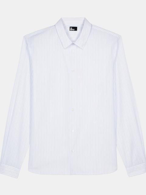 The Kooples WHITE STRIPED FORMAL SHIRT
