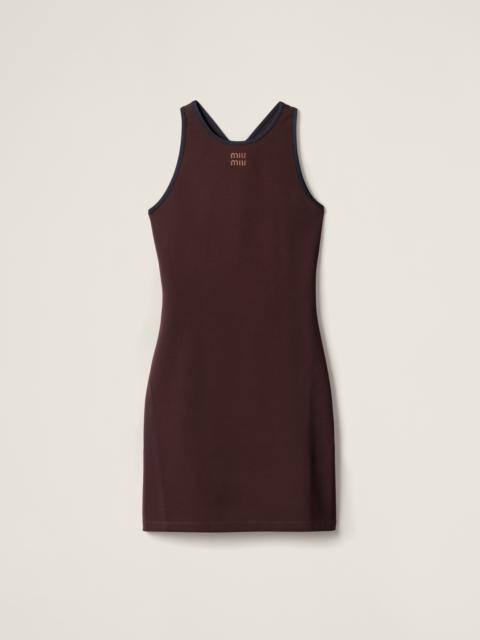 Miu Miu Stretch jersey mini-dress