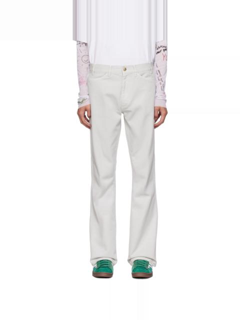 Stockholm Surfboard Club Gray Embroidered Jeans