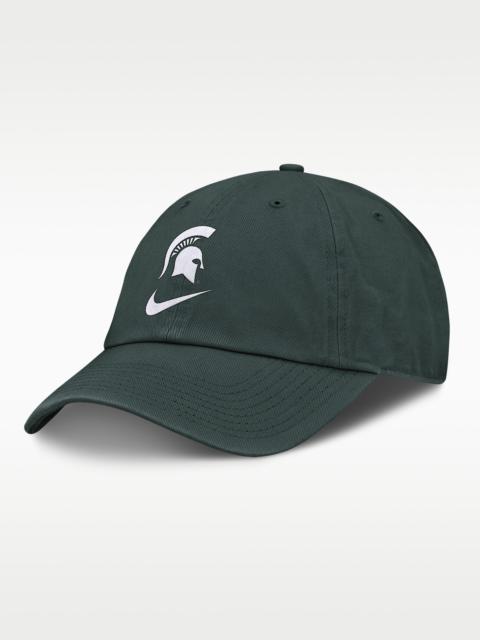 Nike Michigan State Primetime Club Men's Nike College Adjustable Hat