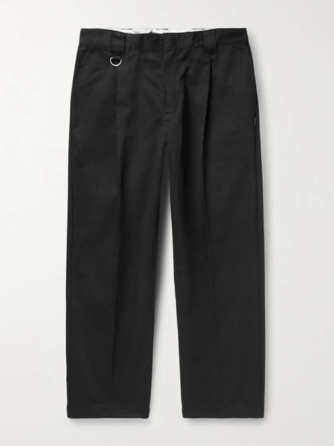NEIGHBORHOOD + Dickies Tuck Cropped Tapered Pleated Twill Trousers