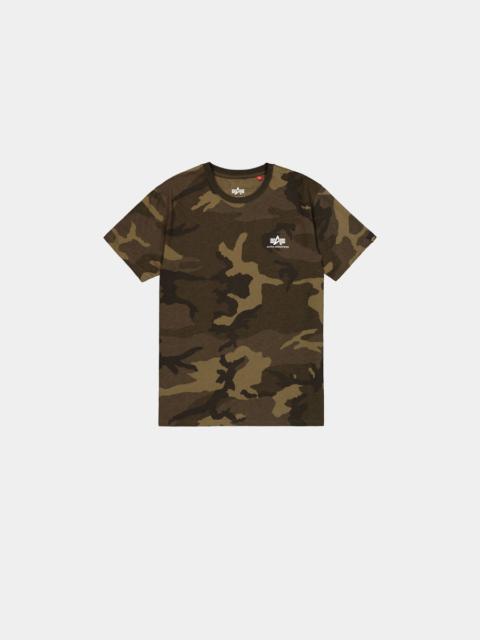 ALPHA INDUSTRIES BASIC SMALL LOGO T-SHIRT CAMO