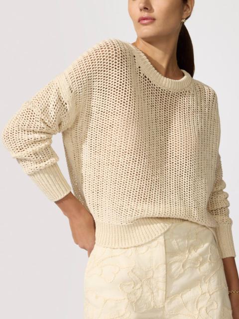 BROCHU WALKER The Everyday Pointelle Bright Crew