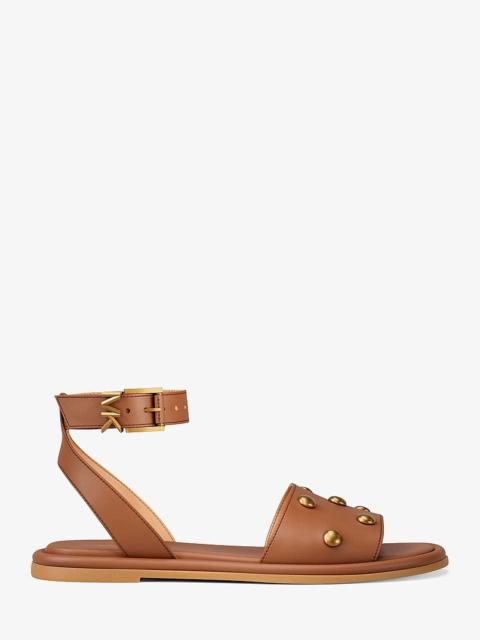 MICHAEL KORS Rosetta Studded Leather Sandal