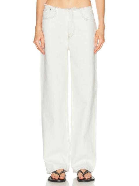 GRLFRND Jordan Low Rise Frayed Waist Boyfriend