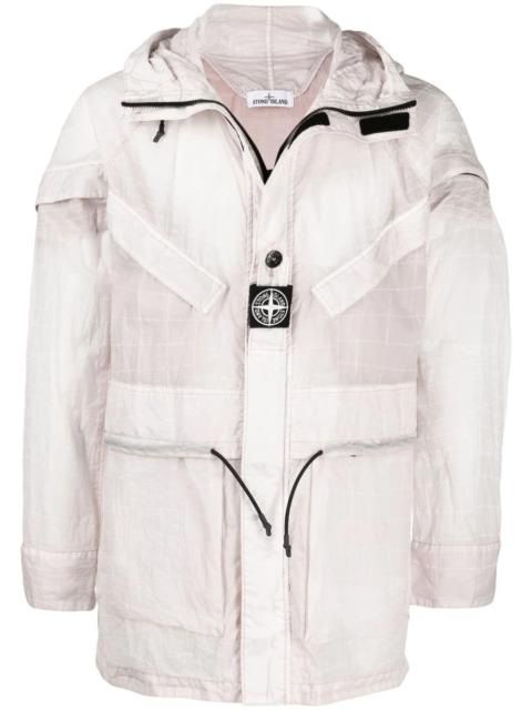 Stone Island hooded lightweight jacket