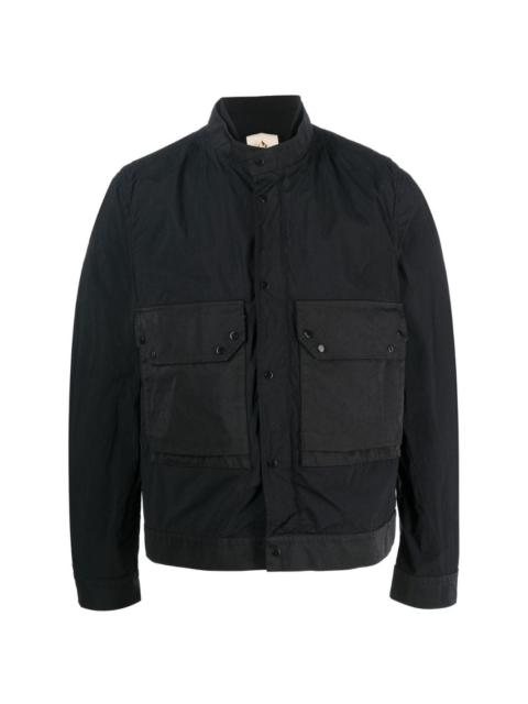 patch-pockets bomber jacket
