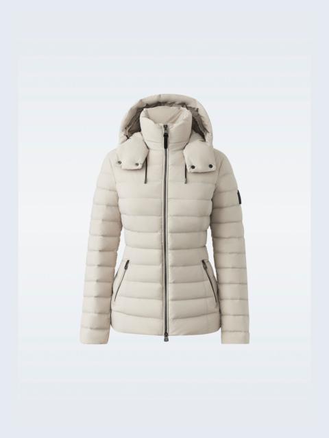 MACKAGE MICHI Agile-360 stretch light down jacket with hood