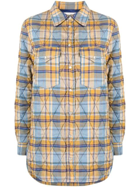Isabel Marant Étoile padded check shirt jacket