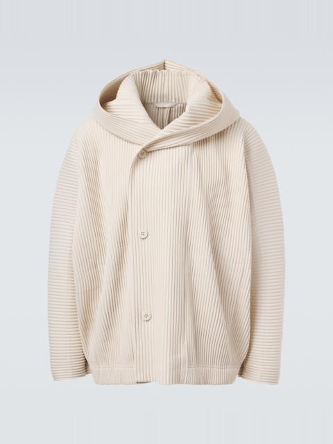 ISSEY MIYAKE Monthly Colors: March pleated double-breasted cardigan