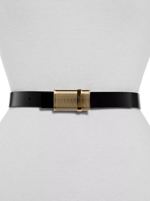 FERRAGAMO Women's Reversible Leather Belt