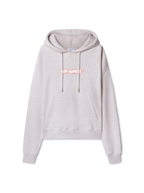 Light Grey Round Logo Skate Hoodie