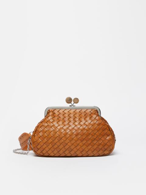 WEEKEND Max Mara PANCIA1 Medium Pasticcino Bag in woven leather