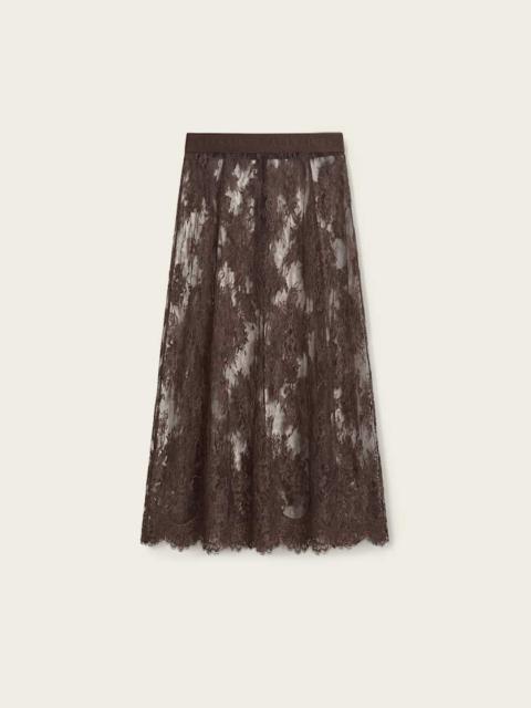 ALLSAINTS ARRAN LACE ANKLE LENGTH SKIRT