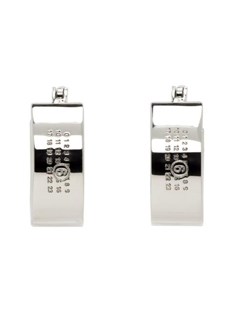MM6 Maison Margiela Numeric Hoop Earrings