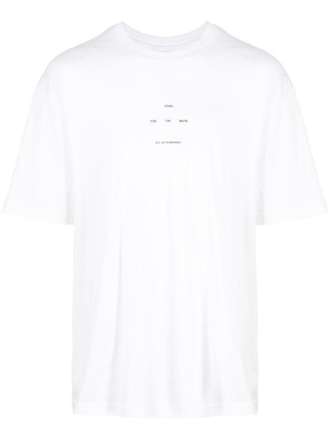 Song for the Mute graphic-print cotton T-shirt