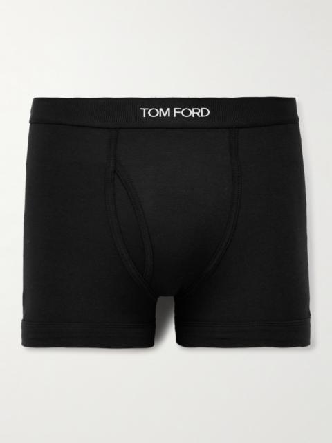 TOM FORD Stretch-Cotton and Modal-Blend Boxer Briefs