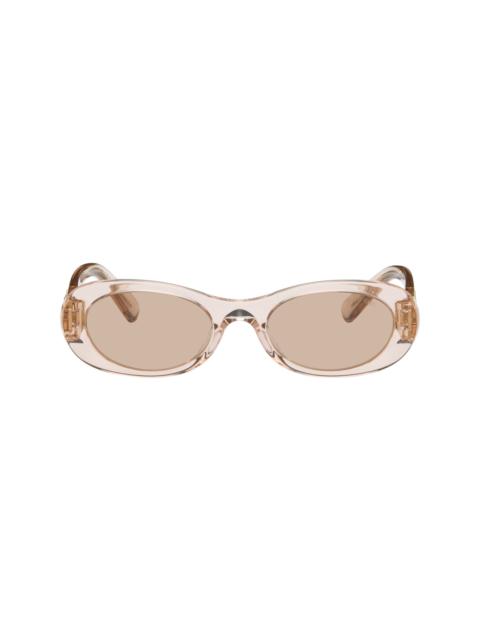 Miu Miu Pink Miu Glimpse Sunglasses