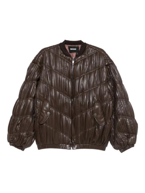 ROTATE pleated bomber jacket