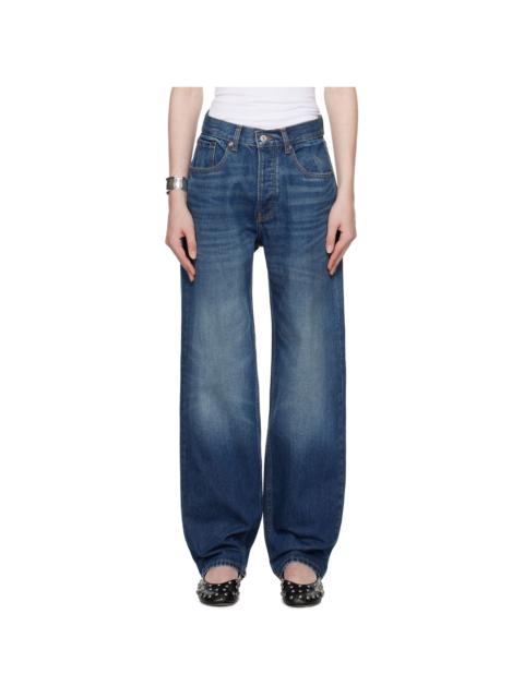 AYA MUSE Blue Baggy Jeans