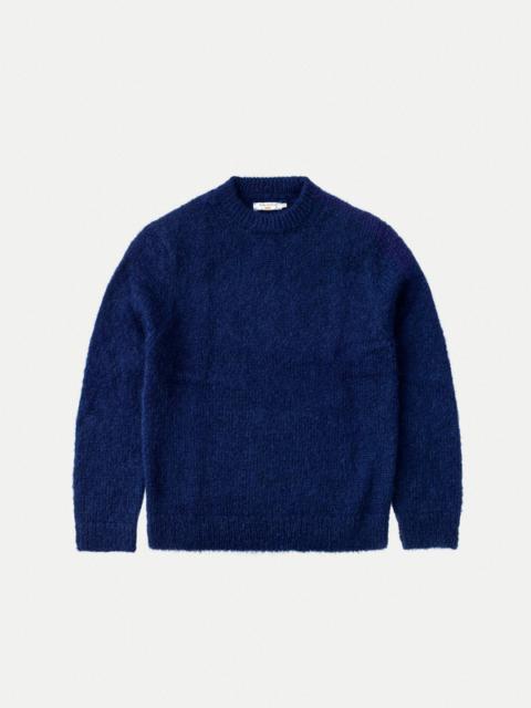 Nudie Jeans August Sweater Mohair Blue