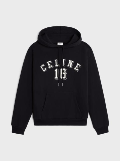 CELINE celine 16 loose hoodie in COTTON FLEECE