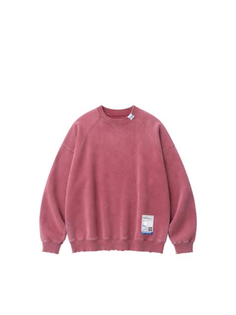 Maison MIHARAYASUHIRO SUN FADED LIKE DISTRESSED SWEATSHIRT