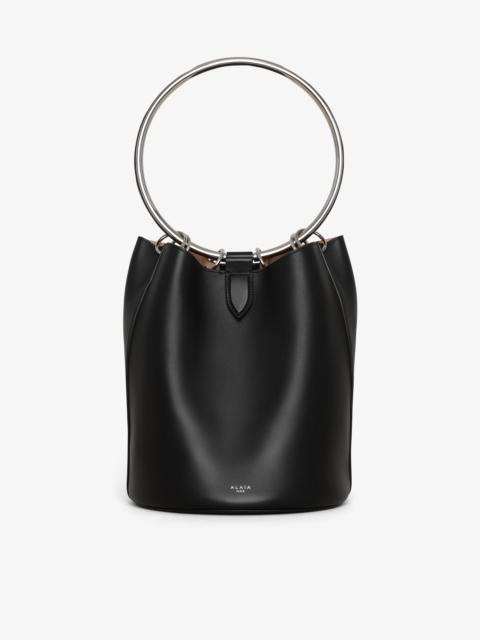 RING LARGE BUCKET BAG IN CALFSKIN