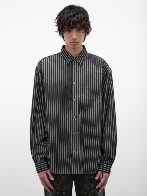 Marni Black Pinstripe Long Sleeve Shirt