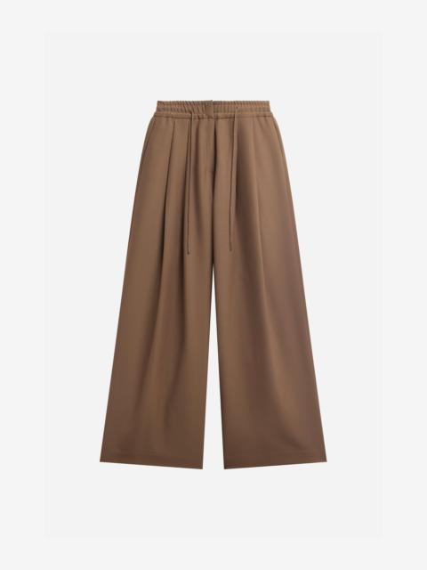 The Frankie Shop Corlen Pleated Wide Pants - Brown