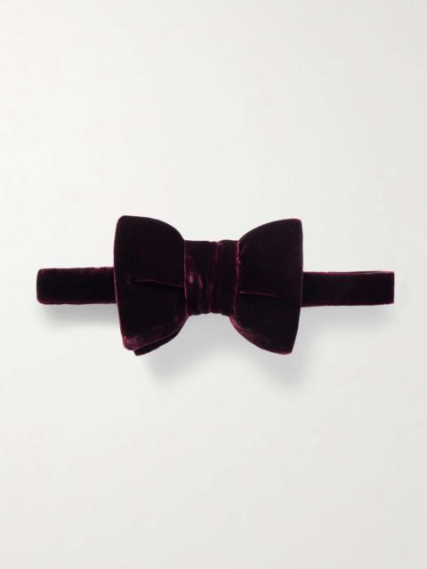 TOM FORD Pre-Tied Cotton-Velvet Bow Tie
