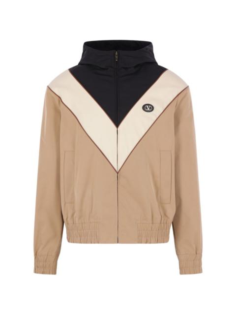 Valentino hooded zip bomber jacket