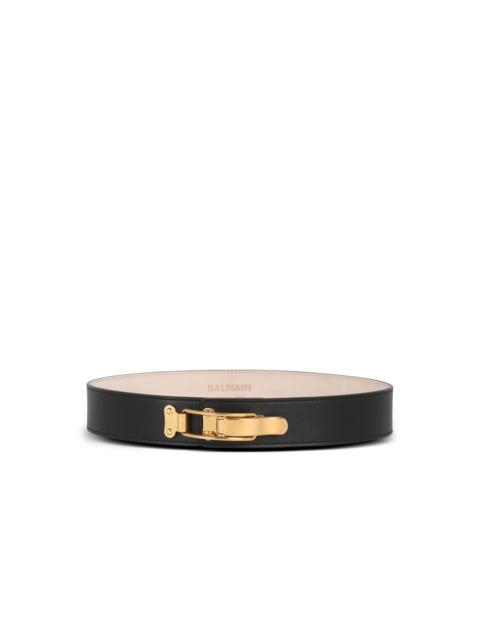 Volt leather belt