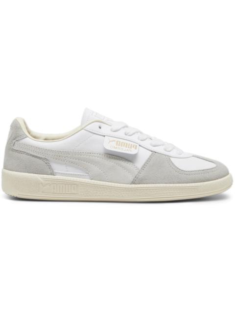 Puma Palermo Leather Puma White Cool Light Gray Sugared Almond