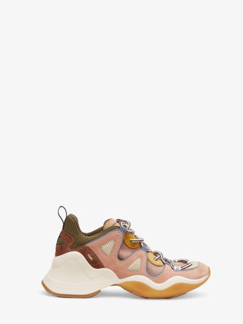 FENDI Low-tops in pink suede