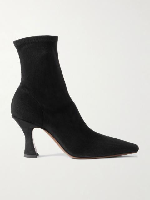 NEOUS Ran stretch-suede ankle boots Black