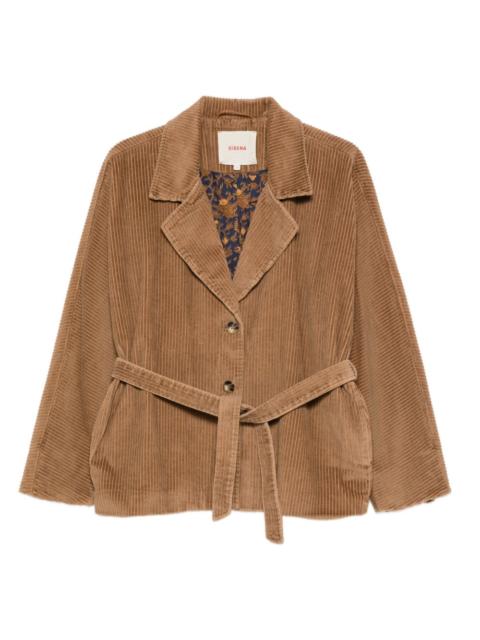 XÍRENA Colt belted corduroy jacket