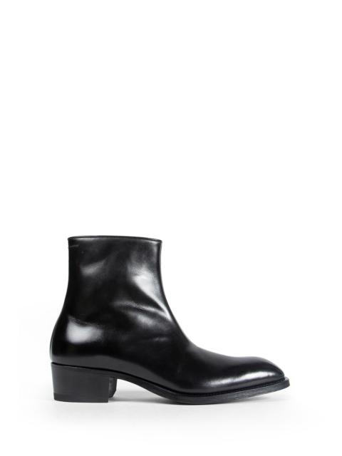 TOM FORD Burnished Leather Vincent Ankle Boots