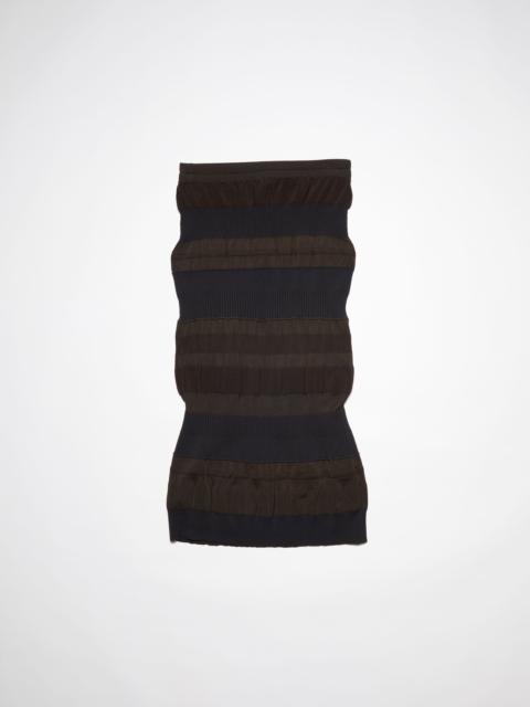 Acne Studios Mixed ribbed skirt - Black