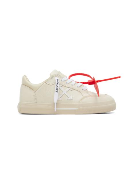 Off-White Beige Vulcanized Low Sneakers