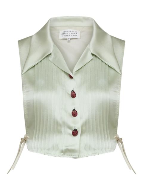 Maison Margiela polo-collar vest