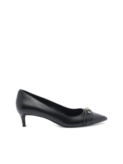 MICHAEL KORS 45MM logo-plaque pointed-toe pumps