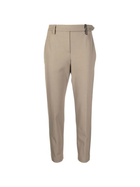 cropped tailored trousers